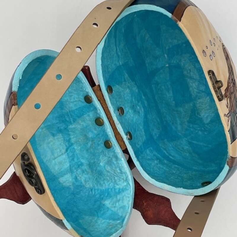 Mermaid Gourd Purse - Interior