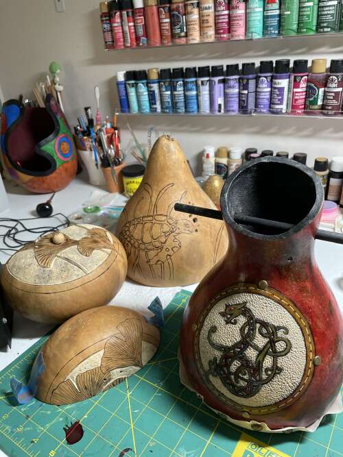 Gourd Art by Becky